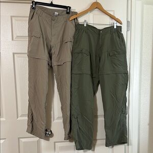 Set of 2 Utility Pants, World Wide Sportsman, can transform into shorts